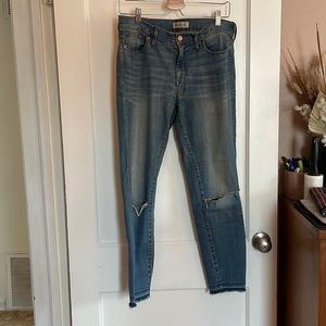 Madewell ripped jeans